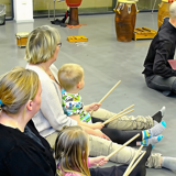 Musik og leg for 3-4 årig m. forælder